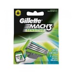 Ficha técnica e caractérísticas do produto Gillette Mach3 Sensitive Carga C/3