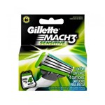 Ficha técnica e caractérísticas do produto Gillette Mach3 Sensitive Carga C/4