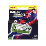 Gillette Mach3 Sensitive Carga Futebol C/4