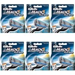 Ficha técnica e caractérísticas do produto Gillette Mach3 Turbo Carga C/2 (Kit C/06)