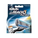 Ficha técnica e caractérísticas do produto Gillette Mach3 Turbo Carga com 2 - Kit com 03