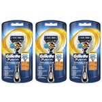 Ficha técnica e caractérísticas do produto Gillette Proglide Aparelho de Barbear com 1 - Kit com 03
