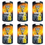 Ficha técnica e caractérísticas do produto Gillette Proshield Aparelho de Barbear C/1 (Kit C/06)