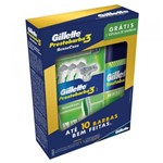 Ficha técnica e caractérísticas do produto Gillette Sense Care Aparelho de Barbear C/4 + Espuma P/ Barbear