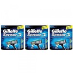 Ficha técnica e caractérísticas do produto Gillette Sensor 3 Carga P/ Barbear C/2 (Kit C/03)