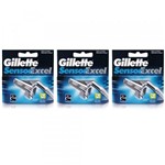 Ficha técnica e caractérísticas do produto Gillette Sensor Excel Carga C/2 (Kit C/03)
