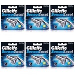 Ficha técnica e caractérísticas do produto Gillette Sensor Excel Carga C/2 (Kit C/06)