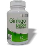 Ficha técnica e caractérísticas do produto Ginkgo Biloba Extrato Seco - 60 Cápsulas de 500mg