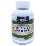 Ginkgo Biloba + Ginseng 500Mg - Nathus - 120 Cápsulas