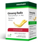 Ficha técnica e caractérísticas do produto Ginseng Mtc 60 Cápsulas De 400Mg Ginseng Radix Maxinutri