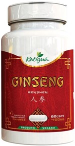 Ficha técnica e caractérísticas do produto Ginseng Renshen (Panax) 400 Mg 60 Capsulas Katigua