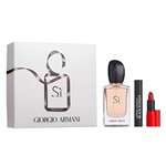 Ficha técnica e caractérísticas do produto Giorgio Armani Sì Kit - Perfume + Batom + Máscara de Cílios Kit - Kit