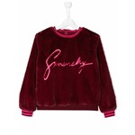 Ficha técnica e caractérísticas do produto Givenchy Kids Moletom com Detalhe Bordado - Vermelho