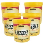 Glatten Maizzena para Cabelos Alisamento Natural Combo Grande 5 X 1kg