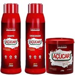 Ficha técnica e caractérísticas do produto Glatten Professional - Açúcar Shampoo 500ml + Condicionador 500ml + Máscara 240g