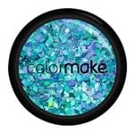 Ficha técnica e caractérísticas do produto Glitter Holografico Diamante Azul Claro - Color Make