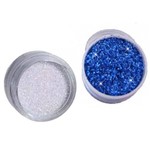 Glitter Pigmentos da Copa Azul e Branco