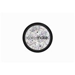 Ficha técnica e caractérísticas do produto Glitter Poliester Holográfico Estrela Prata - Color Make - PRATA