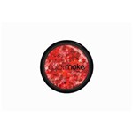 Glitter Poliester Holográfico Flor Vermelha - Color Make - VERMELHO