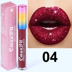 Ficha técnica e caractérísticas do produto Glitter Shimmer batom impermeável Longa Duração Vivid Lipgloss Mulheres Sexy Glitter líquido Lip Gloss
