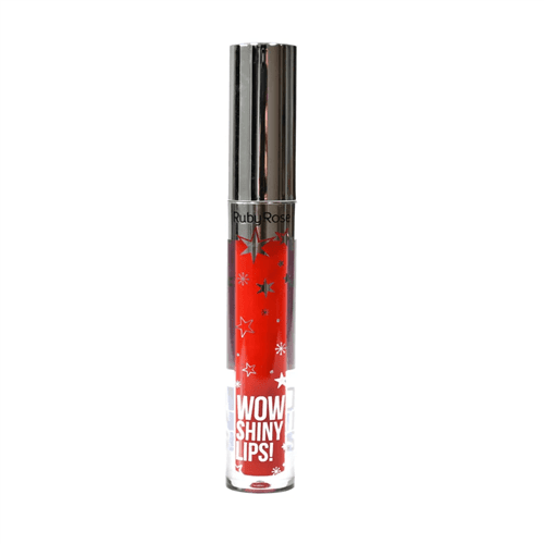 Ficha técnica e caractérísticas do produto Gloss Labial Wow Shiny Lips Cor 54 - Ruby Rose