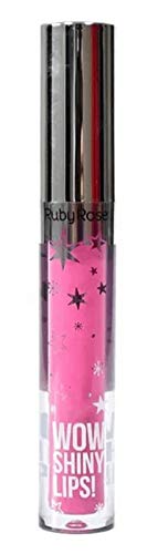 Ficha técnica e caractérísticas do produto Gloss Labial Wow Shiny Lips Transparente - Ruby Rose Cor 050