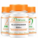 Ficha técnica e caractérísticas do produto Glucomannan 500mg com 60 Cápsulas