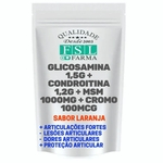 Ficha técnica e caractérísticas do produto Glucosam 1,5g + Condro 1,2g + Msm 1g + cromo 100mcg 60 Doses
