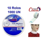 Ficha técnica e caractérísticas do produto Gola Higiênica 10 Rolos De 100un Santa Clara Barbearia Salão