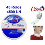Ficha técnica e caractérísticas do produto Gola Higiênica - Pacote com 45 Rolos - Total 4500 Golas - Santa Clara