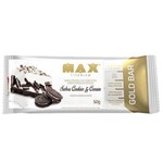 Ficha técnica e caractérísticas do produto Gold Bar - 1 Unidade 50g Cookies & Cream - Max Titanium