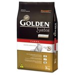 Ficha técnica e caractérísticas do produto Golden Gatos Adulto Carne 03 Kg
