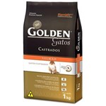 Ficha técnica e caractérísticas do produto Golden Gatos Adulto Castrados Salmao 01 Kg
