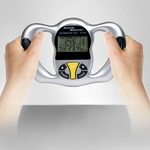Ficha técnica e caractérísticas do produto Gordura Corporal Monitores Handheld Display LCD IMC Detector Fat Analyzer Peso Instrumento Medida Perder, 9 pessoa Perfil Memória