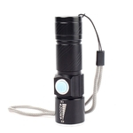 Ficha técnica e caractérísticas do produto Gostar Q5 LED ajustável MINI USB recarregável lanterna tocha portátil (dourado)