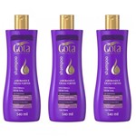 Ficha técnica e caractérísticas do produto Gota Dourada Jaborandi Shampoo 340ml (Kit C/03)