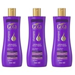 Ficha técnica e caractérísticas do produto Gota Dourada Jaborandi Shampoo 340ml - Kit com 03