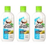 Ficha técnica e caractérísticas do produto Gota Dourada Shampoo Coco e Broto de Bambu 300ml - Kit com 03