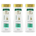 Ficha técnica e caractérísticas do produto Gota Dourada Uso Diário Shampoo Alecrim 340ml - Kit com 03