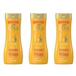 Ficha técnica e caractérísticas do produto Gota Dourada Uso Diário Shampoo Camomila 340ml - Kit com 03