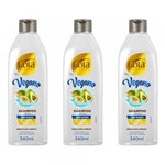 Ficha técnica e caractérísticas do produto Gota Dourada Vegano Shampoo Uso Diário 340ml (Kit C/03)