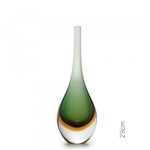 Ficha técnica e caractérísticas do produto Gota Mini Alta Bicolor Verde com Âmbar - Cristais Cadoro