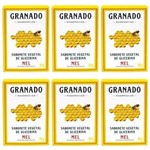 Ficha técnica e caractérísticas do produto Granado Mel Sabonete Vegetal com Glicerina 90g - Kit com 06