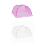 Ficha técnica e caractérísticas do produto 2 Grande Pop-Up malha Tela Protect Tent cobrir os alimentos Dome Net Umbrella Picnic