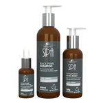 Ficha técnica e caractérísticas do produto Grandha Hair Therapy Kit Urbano Spa Black - Shampoo + Coacervado Ultra Resist + Magma Power