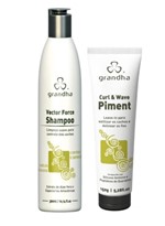 Grandha Vector Force Curl Wave Shampoo 300ml e Piment 150g - Grandha Profissional
