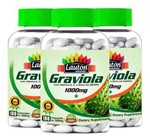 Ficha técnica e caractérísticas do produto Graviola 1000mg 3 X 180 Comprimidos - Lauton Nutrition