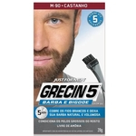 Ficha técnica e caractérísticas do produto Grecin 5 Barba Castanho - Coloração