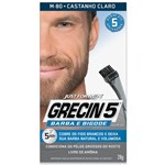 Ficha técnica e caractérísticas do produto Grecin 5 Color Gel Barba e Bigode Cor: Castanho Claro
