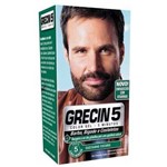 Ficha técnica e caractérísticas do produto Grecin 5 Color Gel Castanho Escuro para Barba, Bigodes